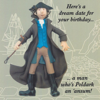 Poldark Humorous Birthday Card