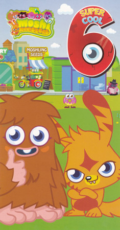 Moshi Monsters Age 6 Birthday Card With Badge