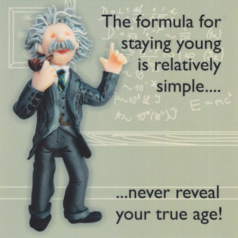 Albert Einstein Birthday Card