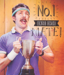 Knob Head Mate Birthday Card