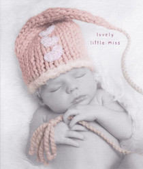 New Baby Girl Card - Lovely Little Miss