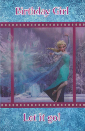 Frozen - Birthday Girl Card