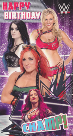 WWE - Divas Birthday Card