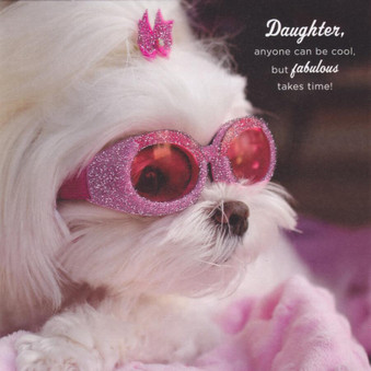 Daughter Birthday Card - Dog Birthday Card - Camden Graphics