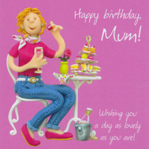 Mum's Birthday Card - Holy Mackerel