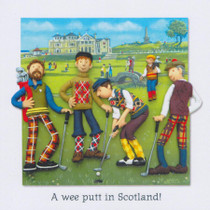 Scottish Golf Card