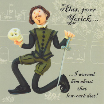 Shakespeare greeting card