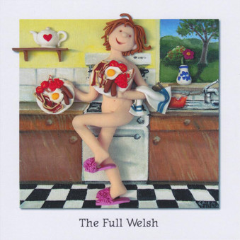 The Full Welsh Greeting Card