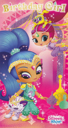 Shimmer And Shine - Girl's Birthday Card