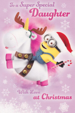 Minion Made - Daughter's Christmas Card
