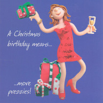 Christmas Birthday Card - More Presents