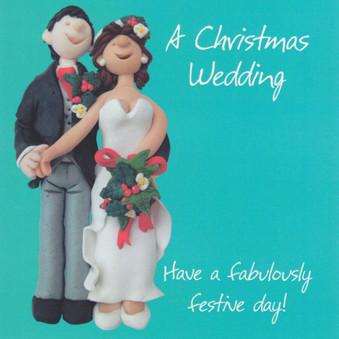 Christmas Wedding Card