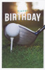 Golfers Birthday Card