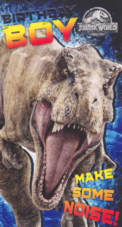 Jurassic World - Birthday Card