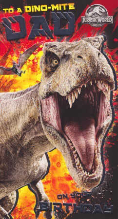 Official Jurassic World - Dad's Birthday Card