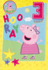 Peppa Pig - Age 3 Birthday Card