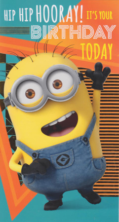 Despicable Me 3 - It's your Birthday Minions Card