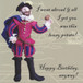 Walter Raleigh Birthday Card