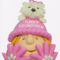 Furry Dogmother Greeting Card