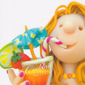 Cocktail Queen Greeting Card