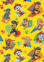 Paw Patrol - Wrapping Paper - Yellow