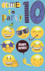 10th Birthday Card Emoji