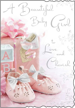 Baby Girl - New Birth Card - Jonny Javelin