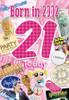 21st Birthday Card Female - Born In 2002 - Front