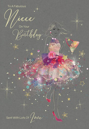 To a fabulous Niece on your Birthday Card