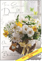 Daughter On Your Birthday Card