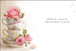 Pink Roses Birthday Card - inside