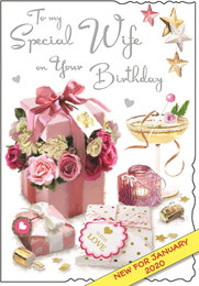 Special Wife Birthday Card - front