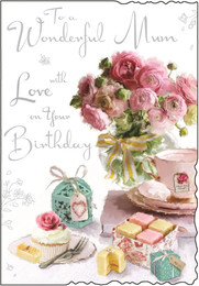 Wonderful Mum Birthday Card - Jonny Javelin front