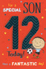 Son Twelfth Birthday Card - Front