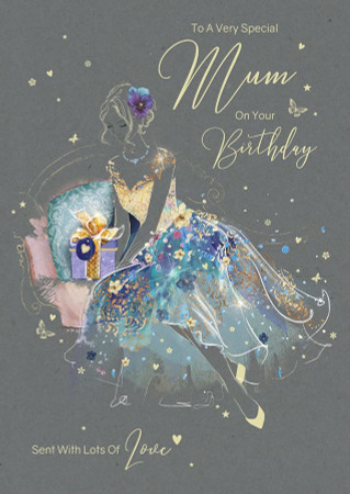 Large Mum Birthday Card - Cherry Orchard Front