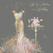 So Fabulous On Your Birthday Card - front