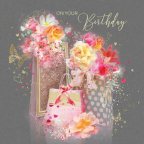 Cherry Orchard Geburtstagskarte „Fabulous Friend“ – Mit Gin-Cocktail Design, 143x210 Mm