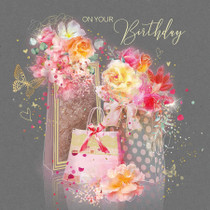 On Your Birthday Card - Square Front