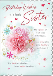 Sister Birthday Card - Piccadilly Front