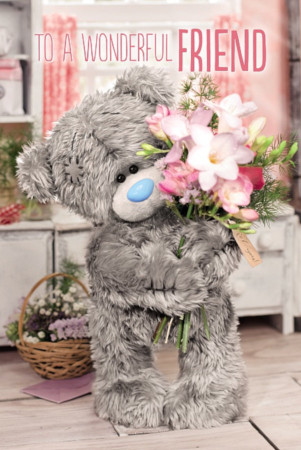 Wonderful Friend - 3D Me To You Tatty Teddy - Front