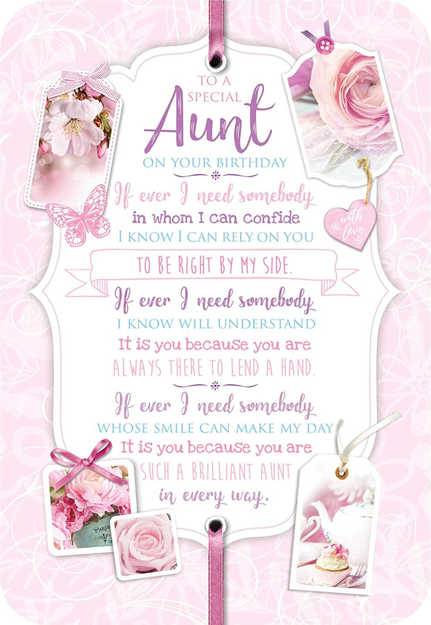 Auntie Birthday Card Cherry Orchard CardSpark