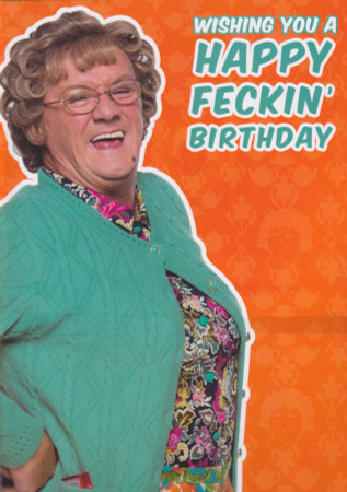 Mrs. Browns Boys - Birthday Sound Card - Front