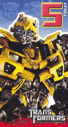 Transformers - Age 5 Birthday Card