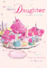 Birdsong Daughter Birthday CakeTray Card