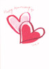 Xiss Anniversary Love Heart Card