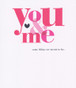Bold Colour Anniversary You And Me Card