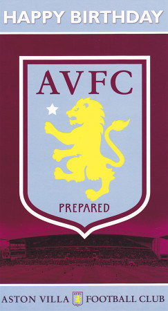 Aston Villa Football Club - Crest Birthday Card