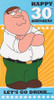 Family Guy 30th Birthday Card