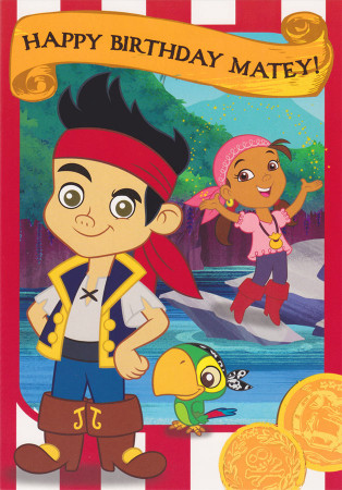 Jake And The Never Land Pirates birthday card
