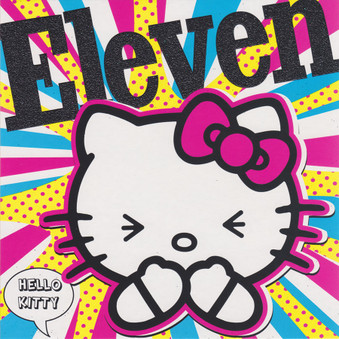 Hello Kitty 11th Birthday Card